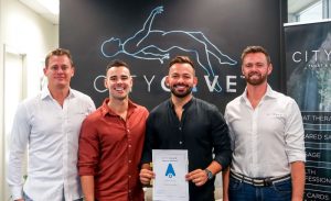 City Cave franchise owners Taylor Fielding and Matt Joudo